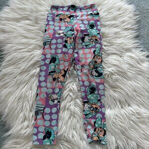 Girls Minnie Mouse LuLaRoe leggings size S/M